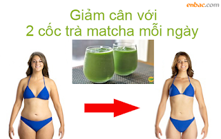 thức uống giảm cân với bột trà xanh