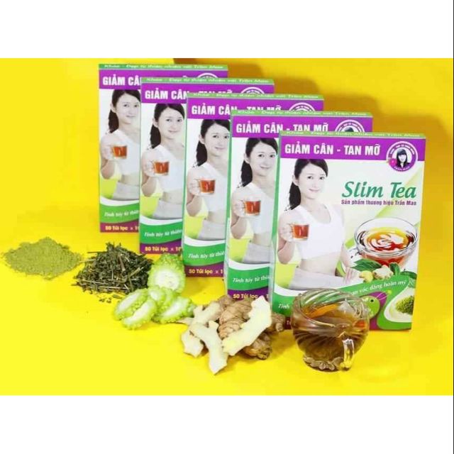 thành phần trà giảm cân slim tea