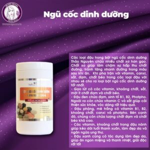 Bột Ngũ Cốc Dinh Dưỡng Thảo Nguyên Từ 8 Loại Hạt Tự Nhiên