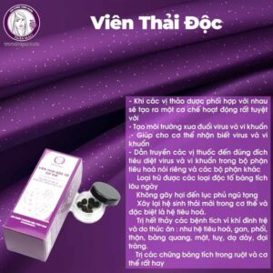 Viên thải độc tố cơ thể