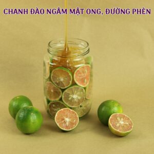 Chanh đào ngâm mật ong