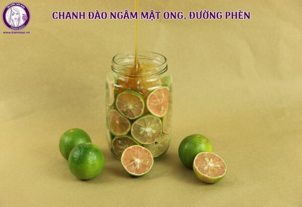 Chanh đào ngâm mật ong