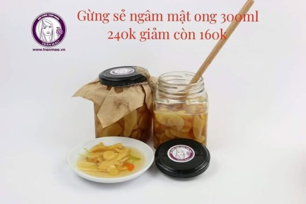 Gừng sẻ ngâm mật ong