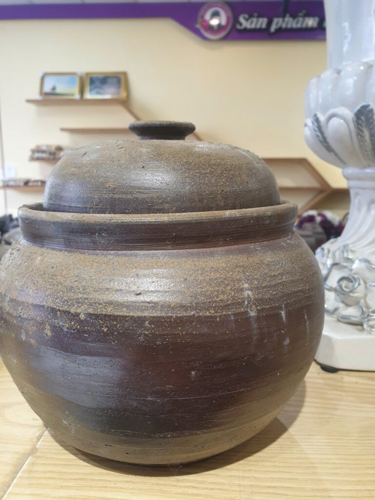 GỐM SÀNH - TRỞ VỀ VỚI ĐẤT MẸ Hũ sành miệng tránh kiến 3 lít 470k còn 440k -4