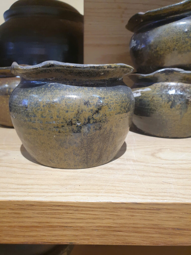 GỐM SÀNH - TRỞ VỀ VỚI ĐẤT MẸ BÁT SEN HOẢ BIẾN VÀNG NHẸ 250K CÒN 230K -1