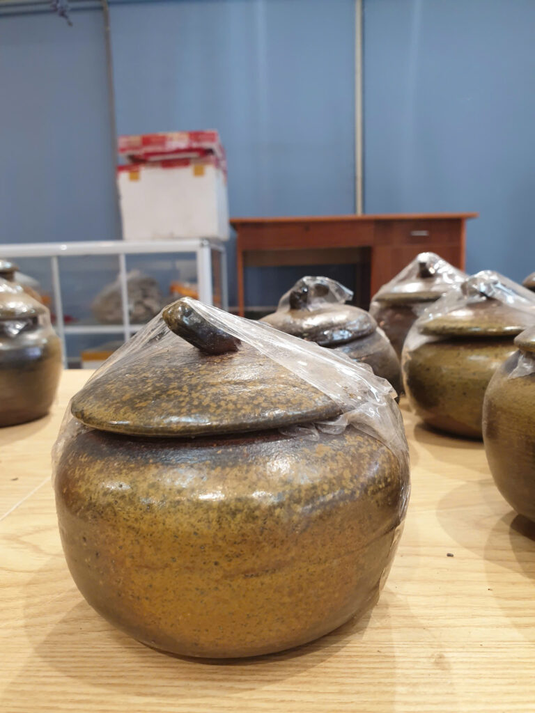 GỐM SÀNH - TRỞ VỀ VỚI ĐẤT MẸ Hũ gốm sành hoả biến đẹp 500ml-2