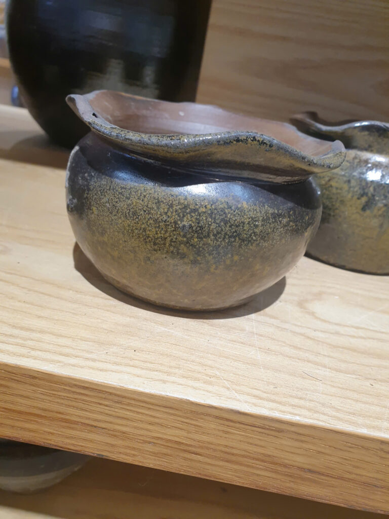 GỐM SÀNH - TRỞ VỀ VỚI ĐẤT MẸ BÁT SEN HOẢ BIẾN VÀNG NHẸ 250K CÒN 230K -2