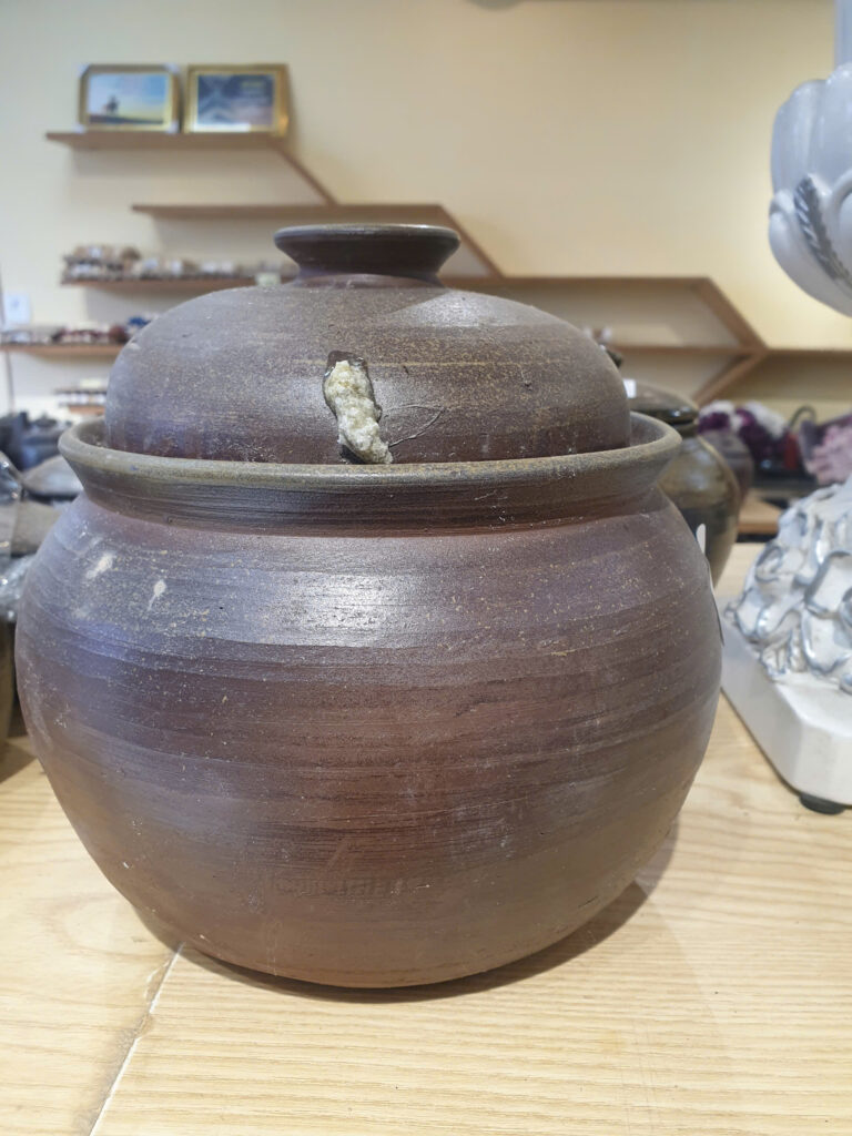 GỐM SÀNH - TRỞ VỀ VỚI ĐẤT MẸ Hũ sành miệng tránh kiến 3 lít 470k còn 440k -3