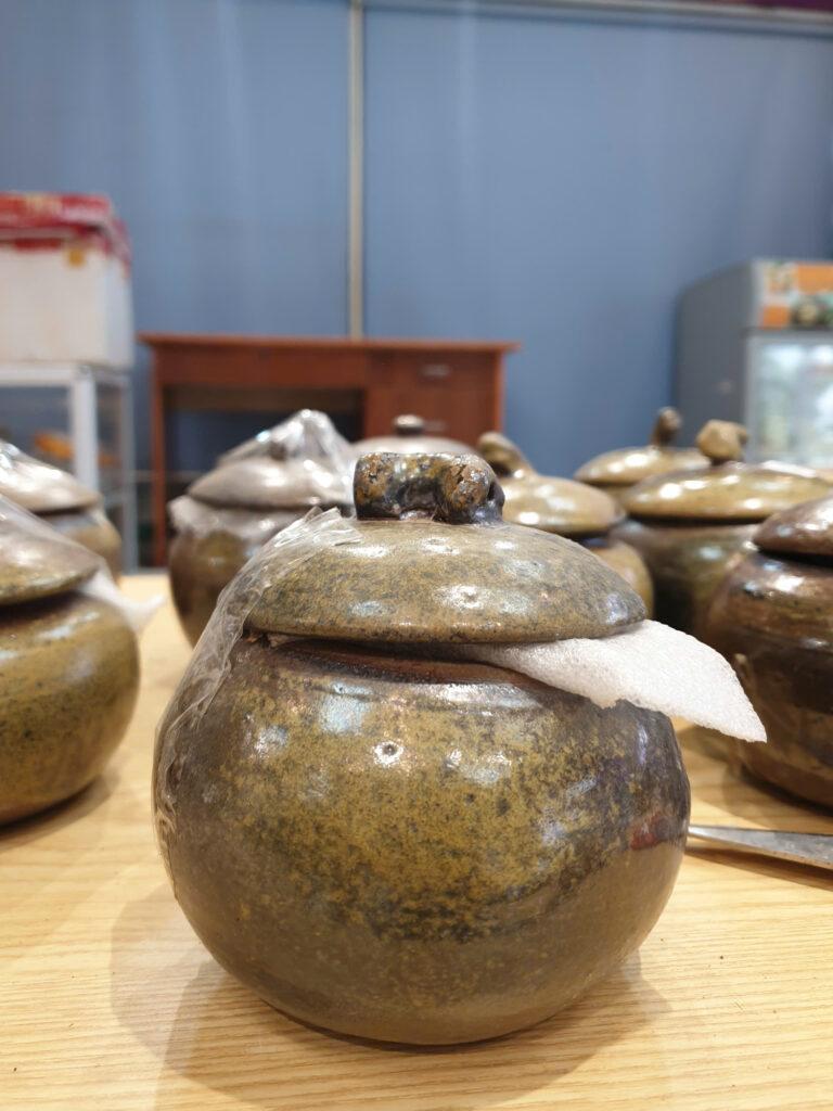 GỐM SÀNH - TRỞ VỀ VỚI ĐẤT MẸ Hũ gốm sành hoả biến đẹp 500ml-3