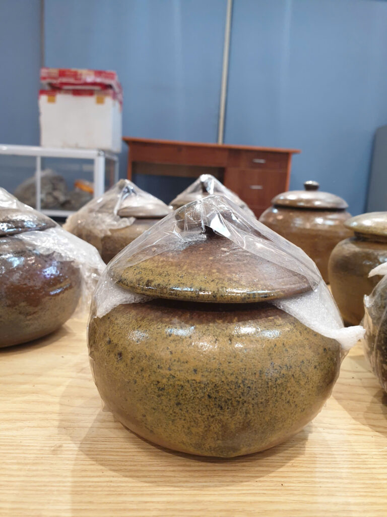 GỐM SÀNH - TRỞ VỀ VỚI ĐẤT MẸ Hũ gốm sành hoả biến đẹp 500ml-5