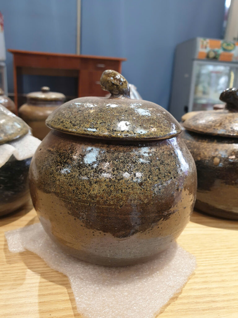 GỐM SÀNH - TRỞ VỀ VỚI ĐẤT MẸ Hũ gốm sành hoả biến đẹp 500ml-7