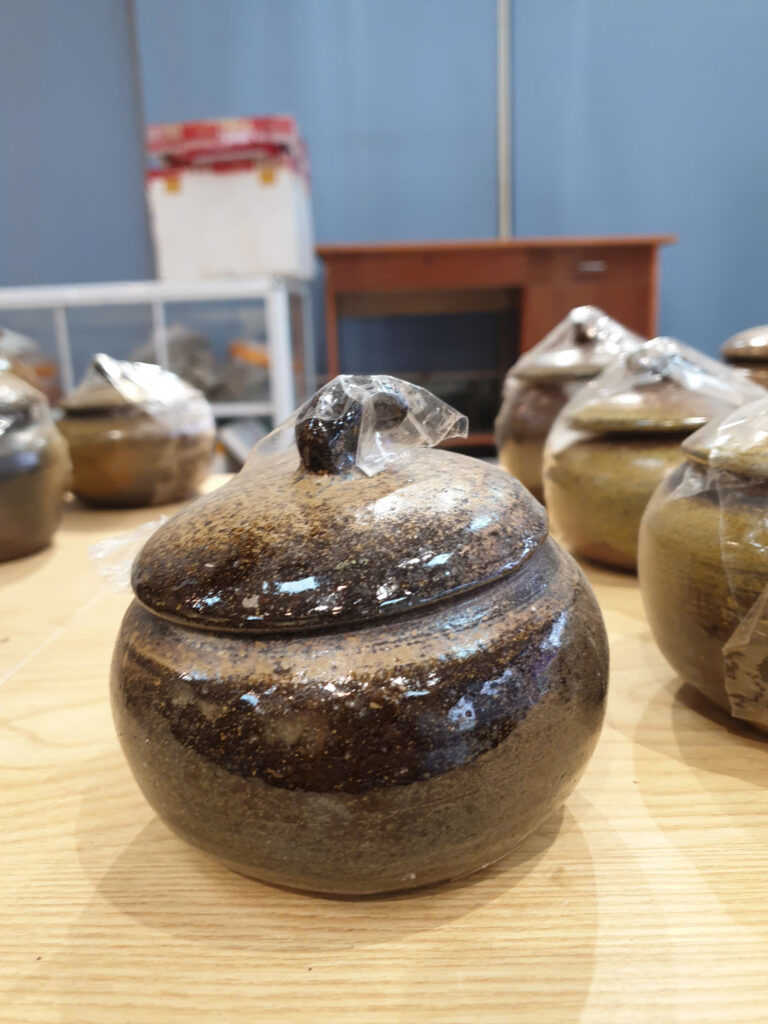 GỐM SÀNH - TRỞ VỀ VỚI ĐẤT MẸ Hũ gốm sành hoả biến đẹp 500ml-9