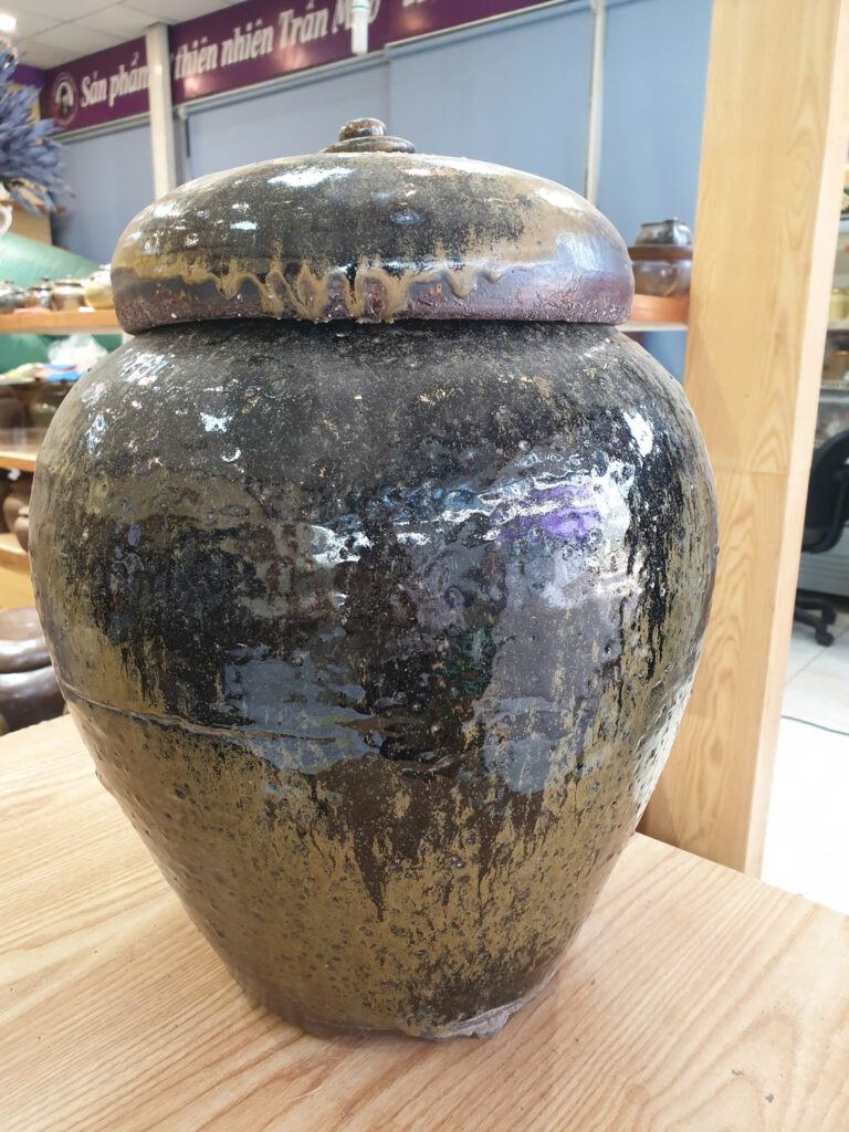 GỐM SÀNH - TRỞ VỀ VỚI ĐẤT MẸ CHUM 20 LÍT HOẢ BIẾN NHŨ ĐEN 1250K GIẢM CÒN 1200K