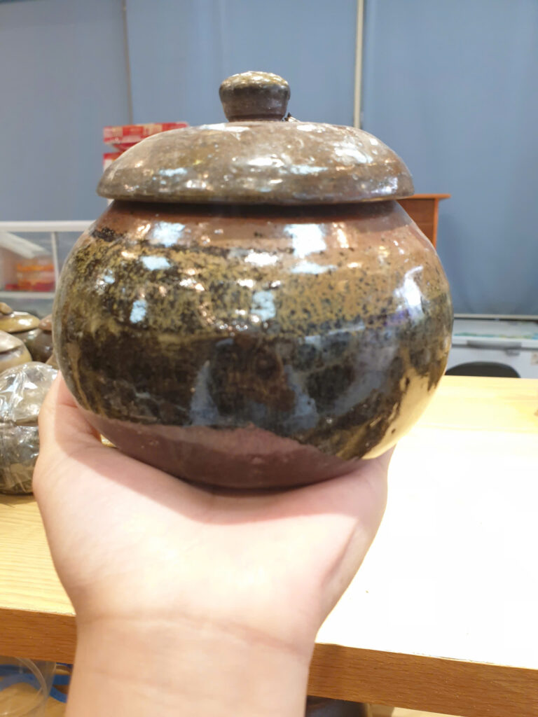 GỐM SÀNH - TRỞ VỀ VỚI ĐẤT MẸ Hũ gốm sành hoả biến đẹp 500ml-11