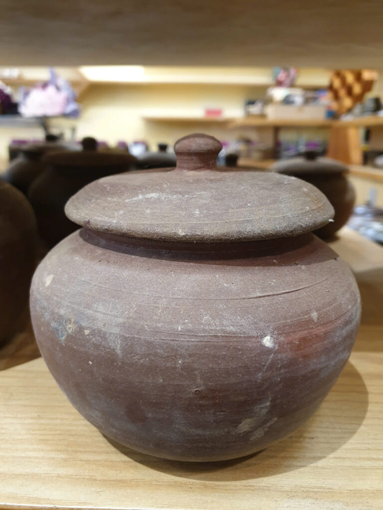 GỐM SÀNH - TRỞ VỀ VỚI ĐẤT MẸ Hũ sành tròn 1 lít đỏ 110k-10