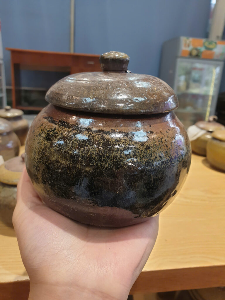 GỐM SÀNH - TRỞ VỀ VỚI ĐẤT MẸ Hũ gốm sành hoả biến đẹp 500ml-12