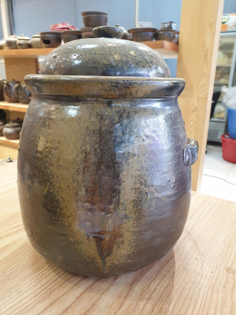 GỐM SÀNH - TRỞ VỀ VỚI ĐẤT MẸ HŨ DƯA 5 LÍT HOẢ BIẾN ĐẸP 850K GIẢM CÒN 800K