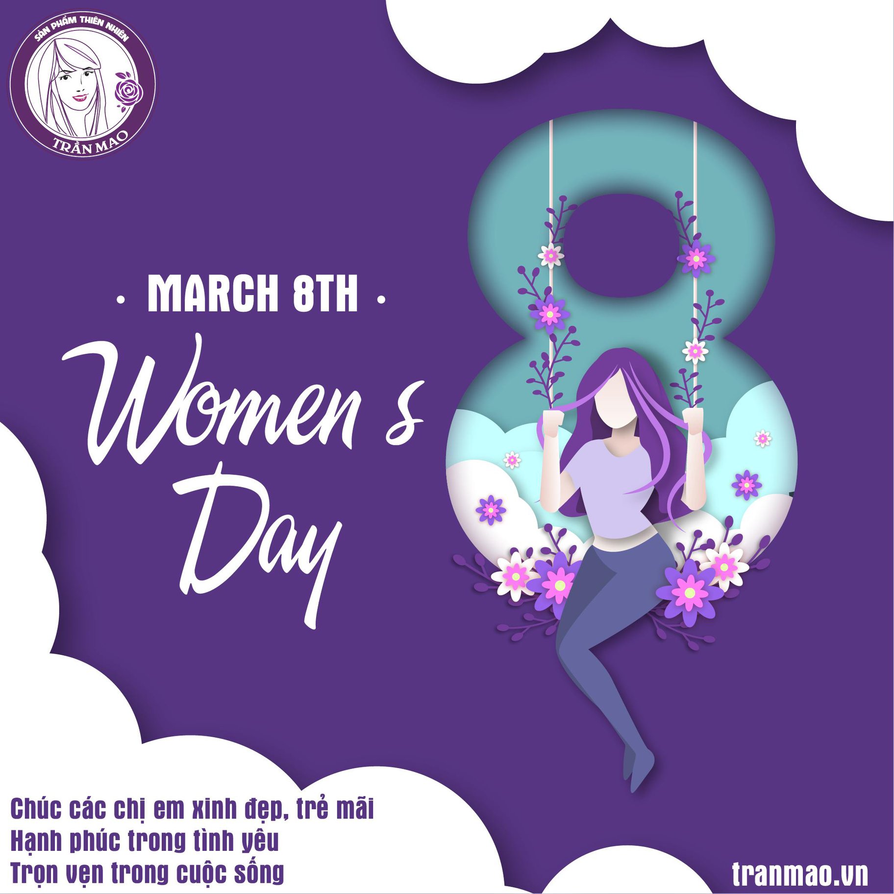 THÔNG BÁO CHƯƠNG TRÌNH KHUYẾN MÃI   8/3 NGỌT NGÀO - QUÀ CHO NỬA YÊU THƯƠNG 