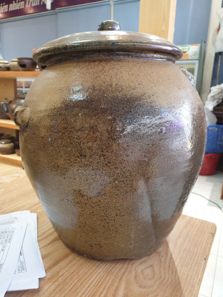 GỐM SÀNH - TRỞ VỀ VỚI ĐẤT MẸ CHUM 15 LÍT HOẢ BIẾN ĐẸP MẺ NẮP THANH LÝ 900K CÒN 850K