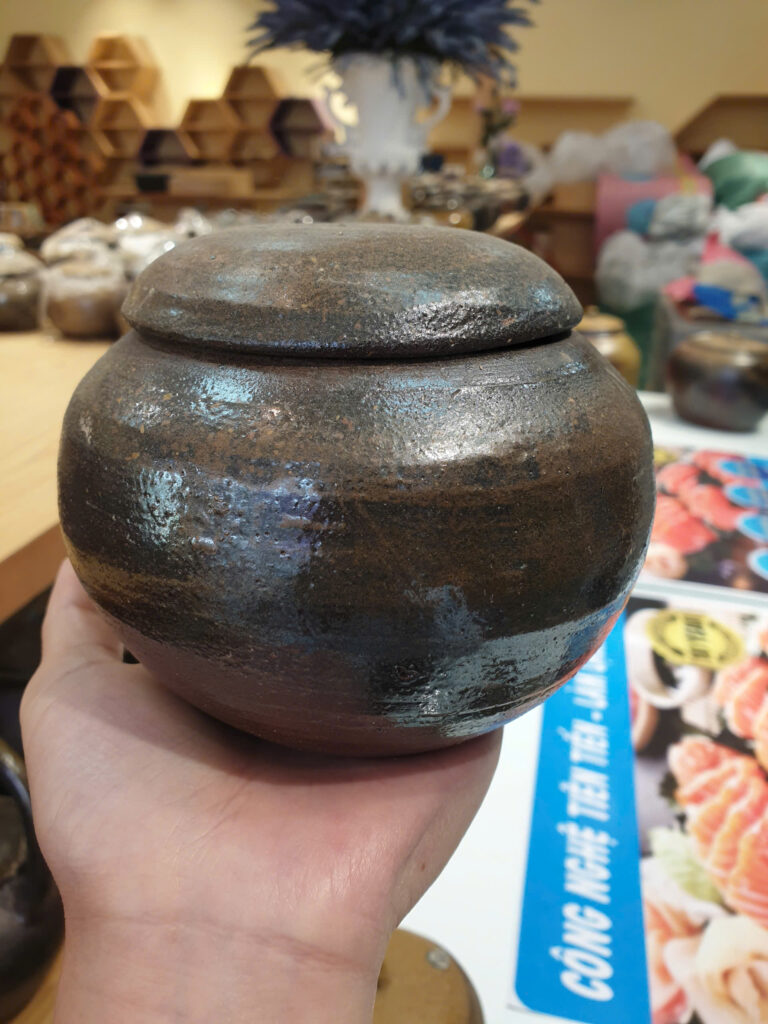 GỐM SÀNH - TRỞ VỀ VỚI ĐẤT MẸ Hũ sành 500ml- 10